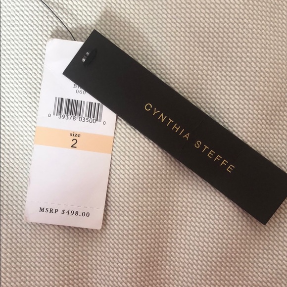 Cynthia Steffe Florence Leather Chiffon Maxi Dress - Picture 8 of 11